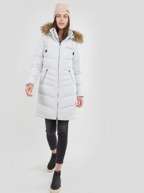 Fundango Puppis Padded Jacket női télikabát homok színben 4