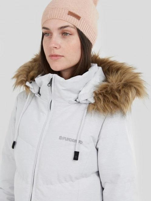 Fundango Puppis Padded Jacket női télikabát homok színben 6