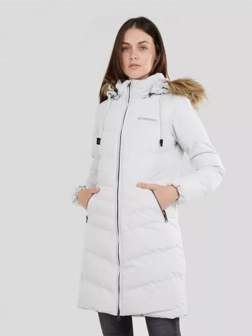 Fundango Puppis Padded Jacket női télikabát szürke színben 2