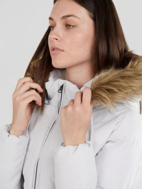 Fundango Puppis Padded Jacket női télikabát szürke színben 4