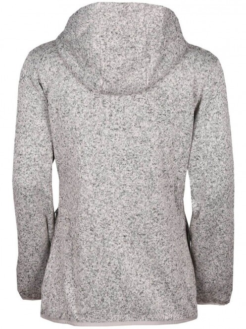 Fundango Share Hooded Fleece női kapucnis pulóver fehér színben 7