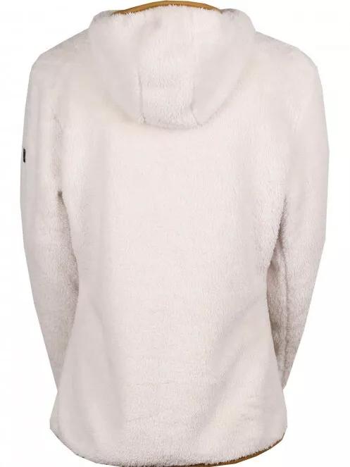 Fundango Olivia Pile Jacket női kapucnis pulóver homok színben 7