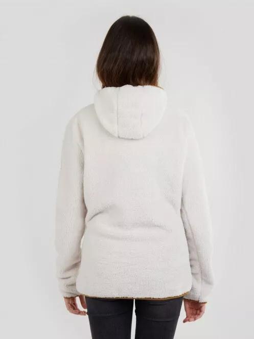 Fundango Olivia Pile Jacket női kapucnis pulóver homok színben 3