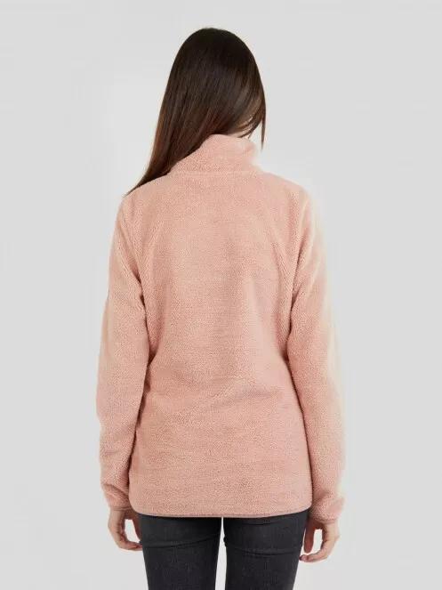 Fundango Vinona Fleece Pullover női pulóver rózsaszín színben 3