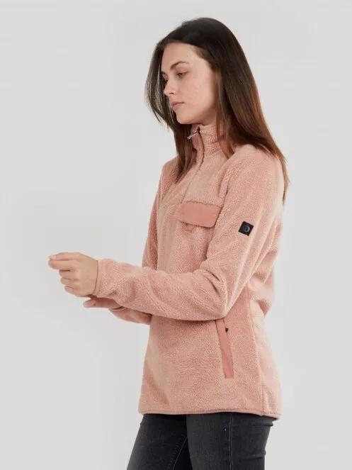 Fundango Vinona Fleece Pullover női pulóver rózsaszín színben 4