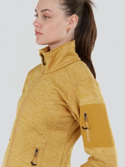 Fundango Antila Fleece Jacket női polár pulóver sárga színben 5