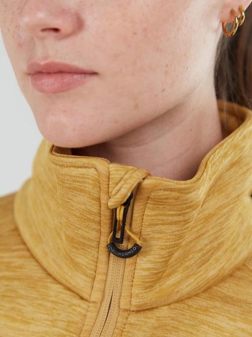 Fundango Antila Fleece Jacket női polár pulóver sárga színben 6