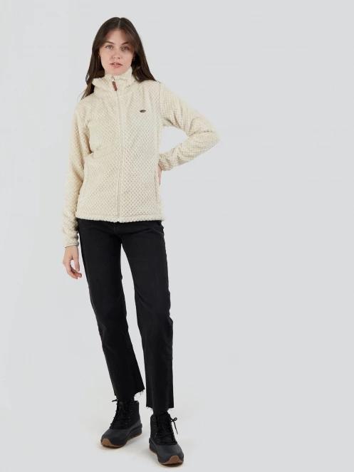 Fundango Shiren Fleece Jacket női polár pulóver sárga színben 4