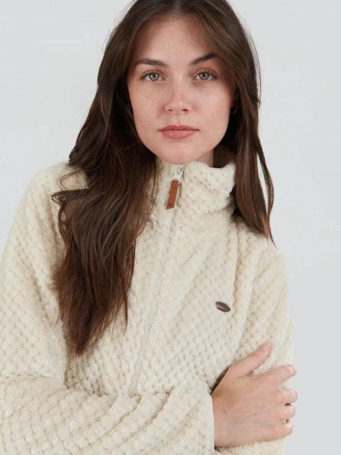 Fundango Shiren Fleece Jacket női polár pulóver sárga színben 5