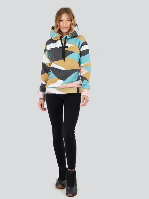 Fundango Challenger Pullover női kapucnis pulóver multikolor színben 4