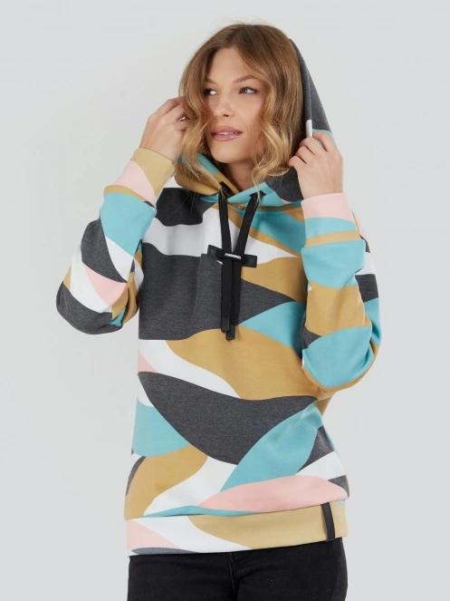 Fundango Challenger Pullover női kapucnis pulóver multikolor színben 5
