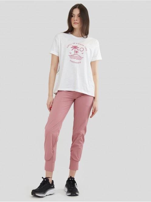 Fundango Sabana Active Pants női túranadrág magenta színben 4