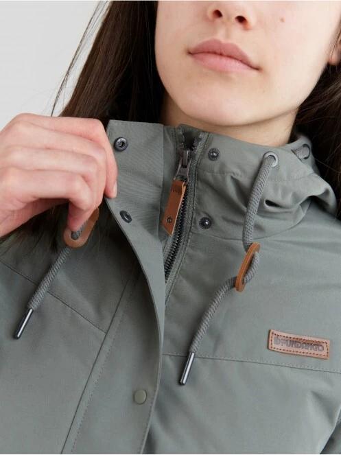 Fundango Tapara Waterproof Jacket női esőkabát zöld színben 5