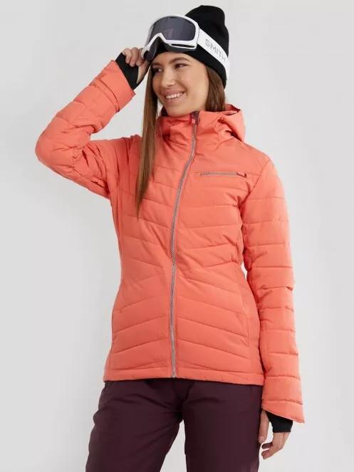 Fundango Punch Padded Jacket női steppelt síkabát piros színben 2