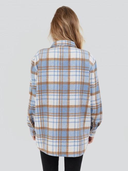 Fundango Ashley Shirt Jacket női ingkabát kék színben 3