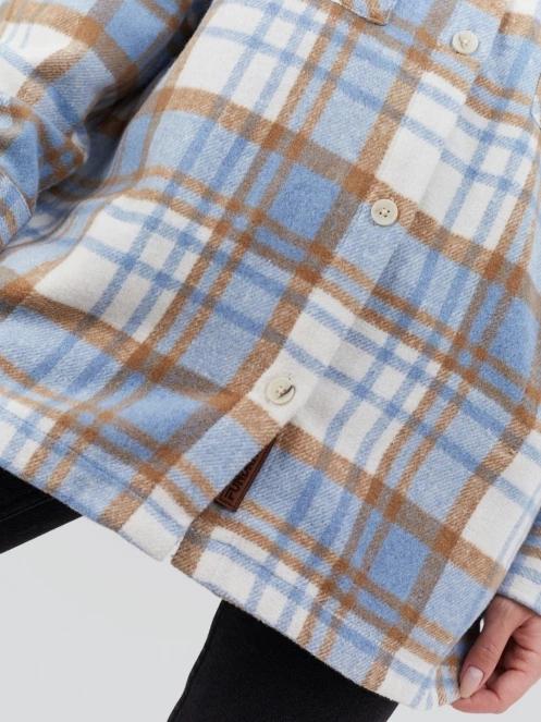 Fundango Ashley Shirt Jacket női ingkabát kék színben 5