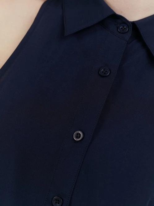 Fundango Myrto Sleeveless Shirt női blúz sötétkék színben 6