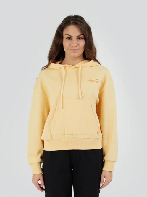 Fundango Lopez Sweatshirt női kapucnis pulóver sárga színben 2