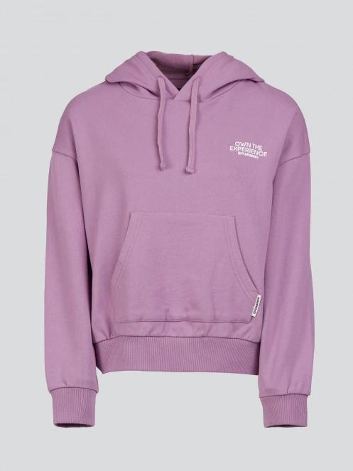 Fundango Lopez Sweatshirt női kapucnis pulóver lila színben 8