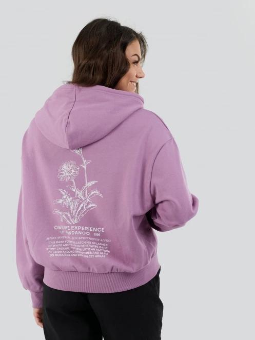 Fundango Lopez Sweatshirt női kapucnis pulóver lila színben 2