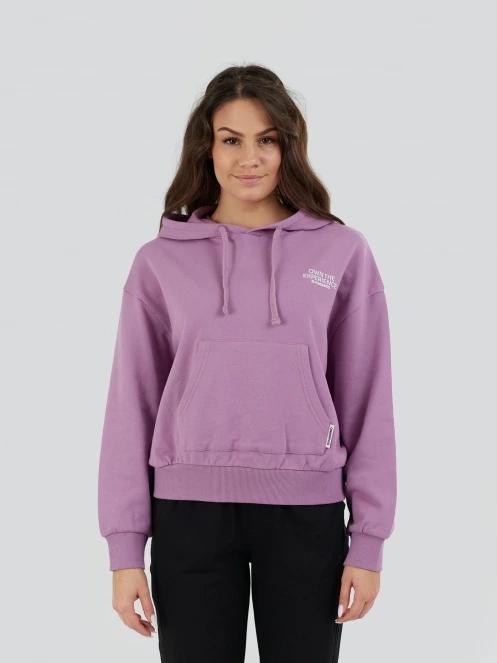 Fundango Lopez Sweatshirt női kapucnis pulóver lila színben 3