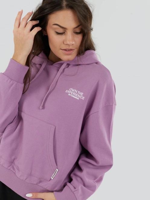 Fundango Lopez Sweatshirt női kapucnis pulóver lila színben 5
