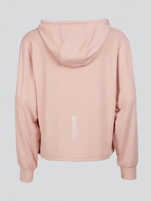 Fundango Helka Sweatshirt női kapucnis pulóver rózsaszín színben 9
