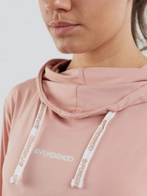 Fundango Helka Sweatshirt női kapucnis pulóver rózsaszín színben 7