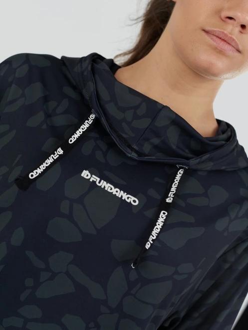 Fundango Helka Sweatshirt női kapucnis pulóver fekete színben 6