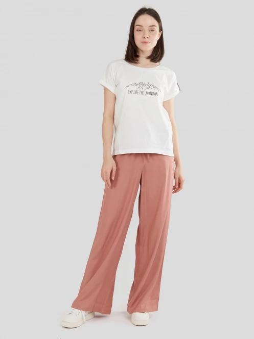 Fundango Atmos T-shirt női rövid ujjú póló fehér színben 4