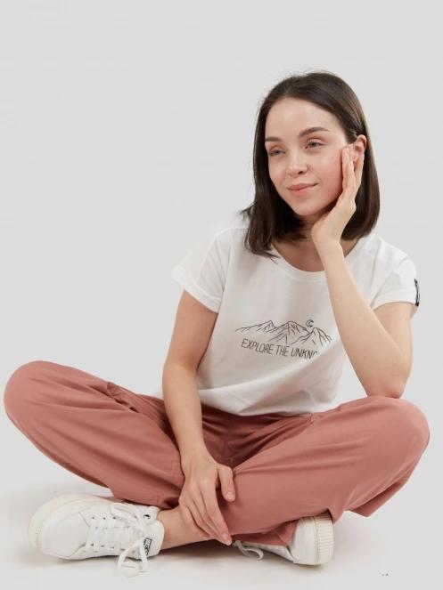 Fundango Atmos T-shirt női rövid ujjú póló fehér színben 5