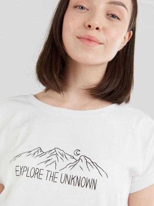 Fundango Atmos T-shirt női rövid ujjú póló fehér színben 6