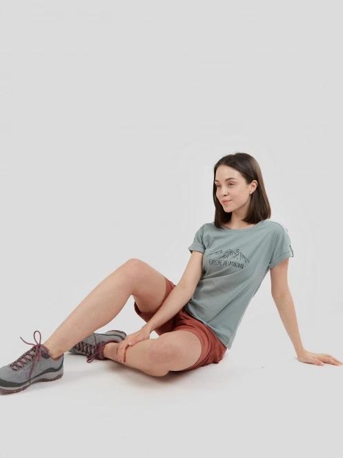 Fundango Atmos T-shirt női rövid ujjú póló világoskék színben 5