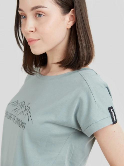 Fundango Atmos T-shirt női rövid ujjú póló világoskék színben 7