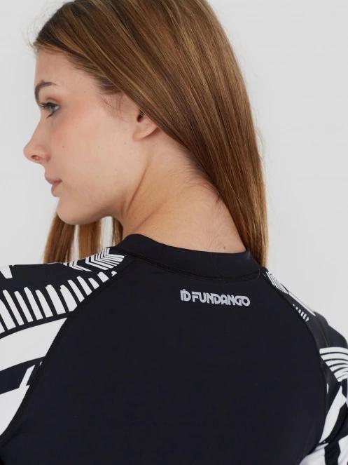 Fundango Joyce Long Sleeve Rashguard női hosszú ujjú lycra fekete színben 7