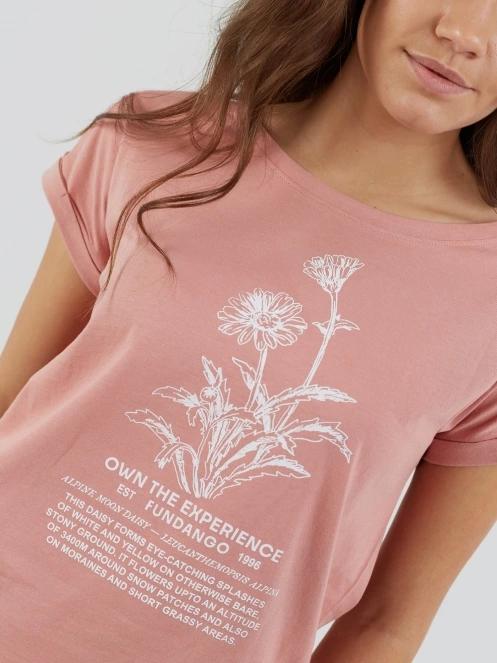 Fundango Lima T-shirt női rövid ujjú póló rózsaszín színben 6