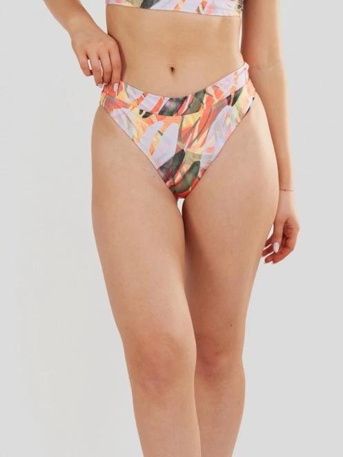 Fundango Sahara Mid Waist Full Bottoms női bikini alsó lila színben 2