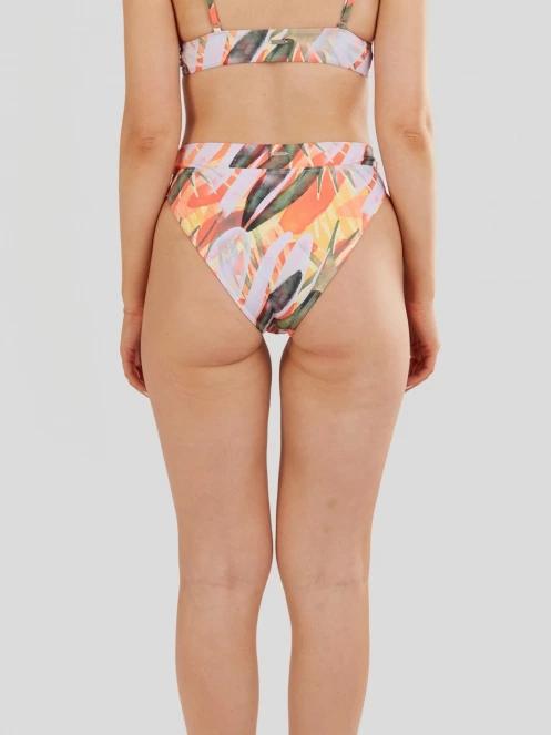 Fundango Sahara Mid Waist Full Bottoms női bikini alsó lila színben 3