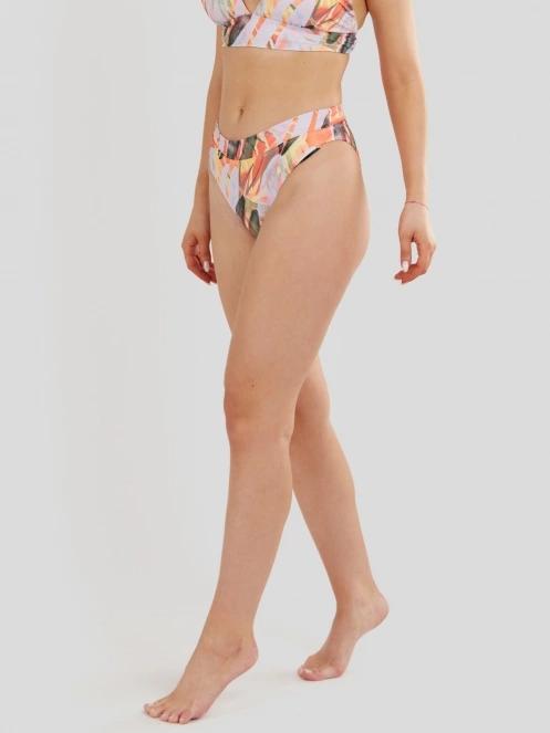 Fundango Sahara Mid Waist Full Bottoms női bikini alsó lila színben 6