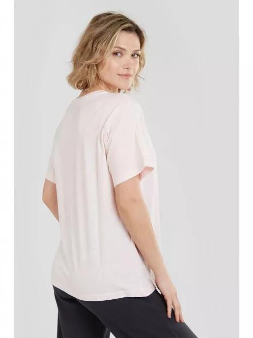 Fundango Bolton T-shirt női rövid ujjú póló rózsaszín színben 3