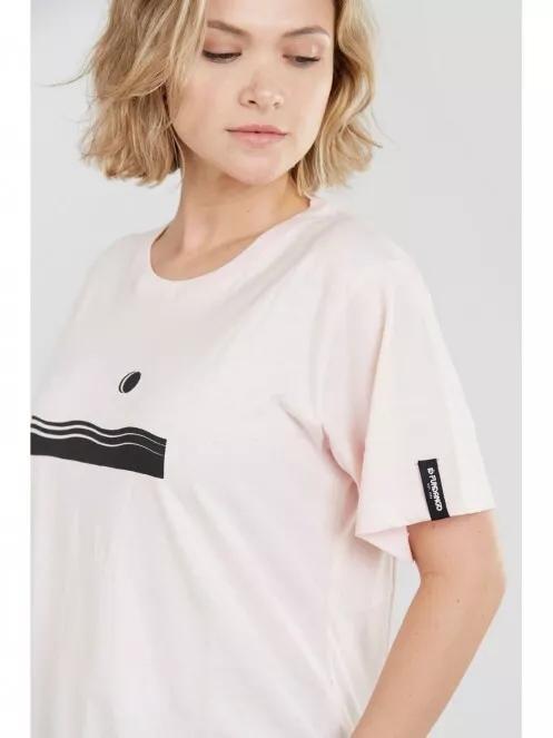 Fundango Bolton T-shirt női rövid ujjú póló rózsaszín színben 4