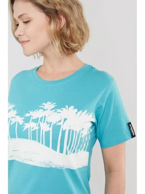 Fundango Bolton T-shirt női rövid ujjú póló zöld színben 4