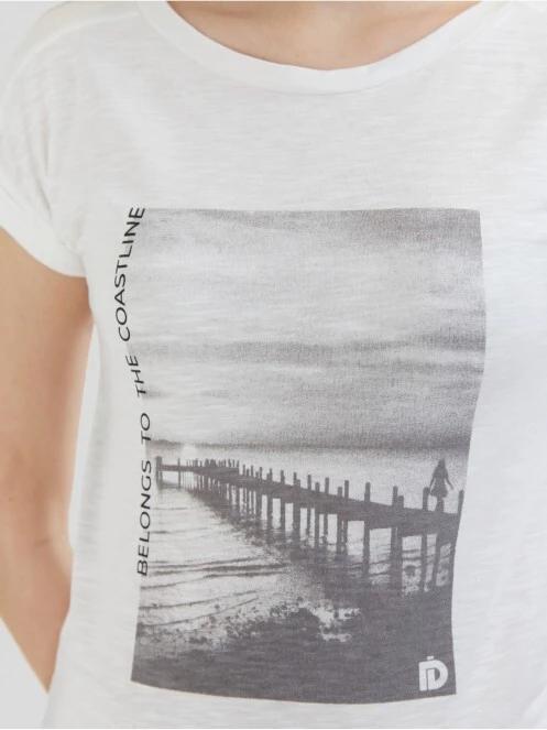 Fundango Amira T-shirt női rövid ujjú póló fehér színben 5