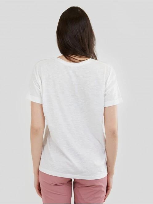 Fundango Nissa T-shirt női rövid ujjú póló fehér színben 3