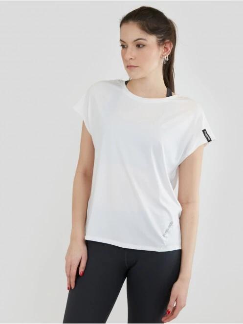 Fundango Hanabi T-shirt női rövid ujjú sport póló fehér színben 4