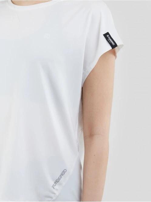 Fundango Hanabi T-shirt női rövid ujjú sport póló fehér színben 5