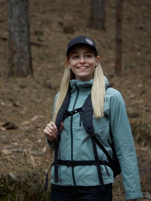 Fundango Piora Waterproof Jacket női esőkabát zöld színben 9