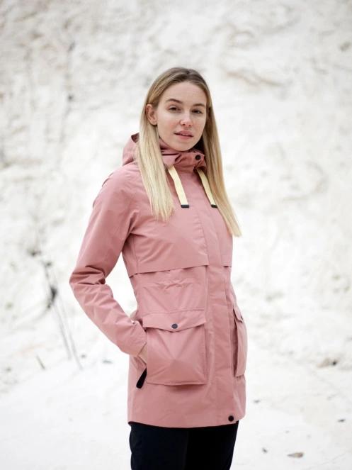 Fundango Zhuri Waterproof Jacket női esőkabát rózsaszín színben 9