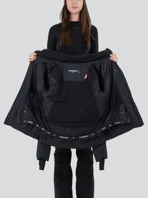 Fundango Elyra Fur Padded Jacket női steppelt síkabát fekete színben 5