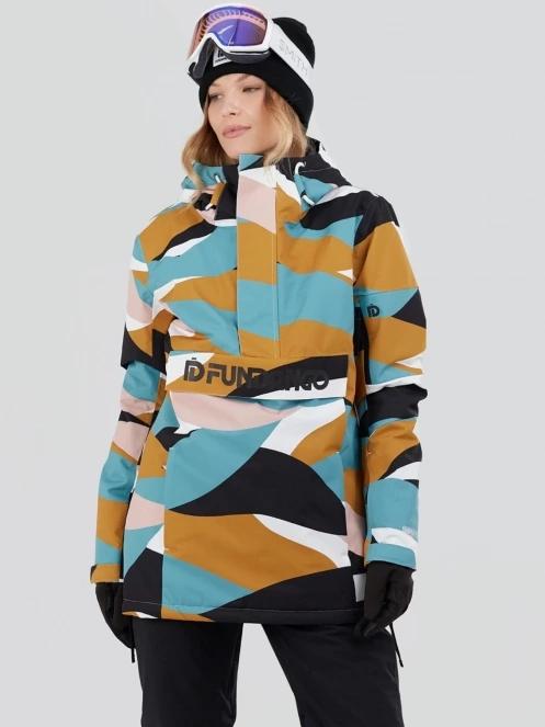 Fundango Birch ECO Logo Anorak női síkabát szürke színben 2